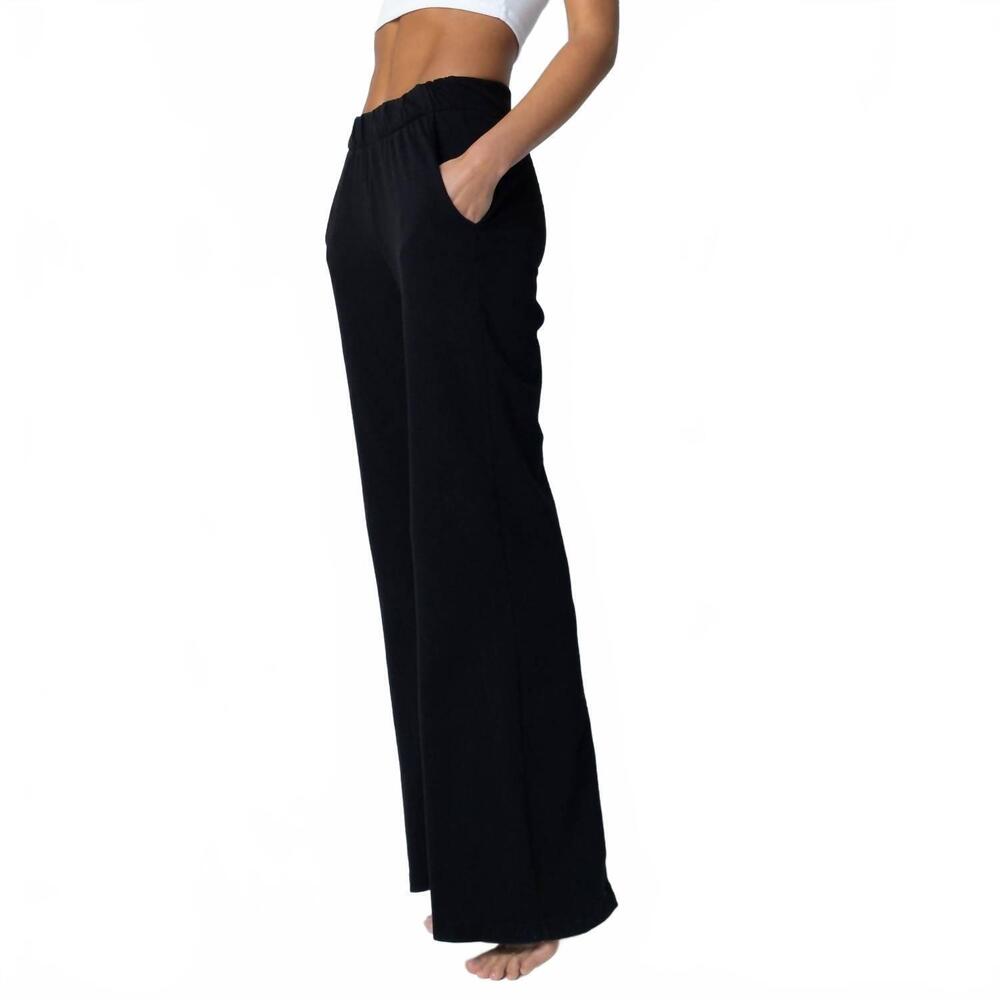 NEW TALENTLESS french terry lounge pant in pitch black - Picture 2 of 5